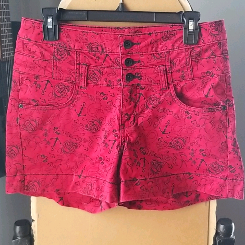 High Waisted Sailor Shorts